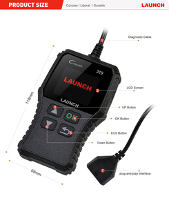 2024 Obd2 Car <strong>Code</strong> Reader <strong>Scanner</strong> for <strong>Launch</strong> Cr319 DIY Vehicle Diagnostic Tool As CR3001 - Product Image 6