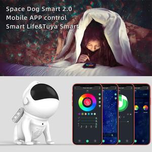 เครื่องฉายสร้างบรรยากาศสุนัขอวกาศพร้อมแอป WiFi โปรเจคเตอร์กาแล็คซี่รูปดาว LED ไฟกลางคืนคลื่นทะเลสำหรับผ่อนคลาย - Product Image 6
