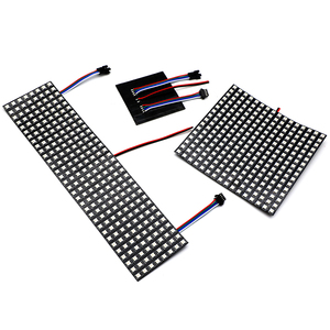 Гибкий светодиодный пиксельный матричный экран SMD 5050-WS2815, встроенный IC, постоянный ток 12 В, 64 или 256 светодиодов, двойной сигнал, модуль с независимой адресацией - Product Image 1
