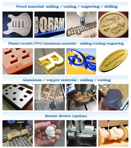 Supercnc 2200W 2.2kw 3D aluminio cobre 4 ejes CNC enrutador máquina con máquina de grabado de molde de metal rotativo