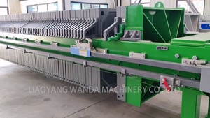 Piastra automatica controllata programma e telaio filtro pressa ad alta efficienza fanghi di disidratazione solido liquido separazione - Product Image 2