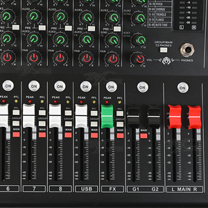 Grace 8 Mixing Console with 8 Line <strong>Input</strong> <strong>Interfaces</strong>, 2 Stereo Groups, Built in 99 Bit DSP Bluetooth, USB Recording <strong>Audio</strong> Mixer - Product Image 5