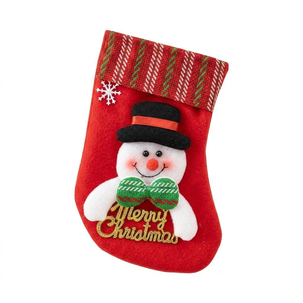 Letter Socks Snowman