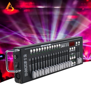 Controlador de luz DMX 512, carcasa de aluminio, consola DMX512 para luces de cabeza móvil, iluminación de escenario Par Led - Product Image 1