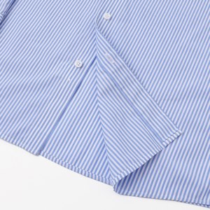 قمصان رجالية بأكمام طويلة بأزرار لأعلى وشعار مخصص للخريف سادة رطوبة فتل تنفس كبير الحجم الأعمال الرسمية عارضة - Product Image 2