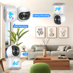 กล้อง3MP V380Pro เสียงสองทางระบบคลาวด์/การ์ด SD มองเห็นกลางคืน (สูงสุด128ก.) เสาอากาศในตัว4ก. แบตเตอรี่ต่ำกล้อง CMOS - Product Image 3