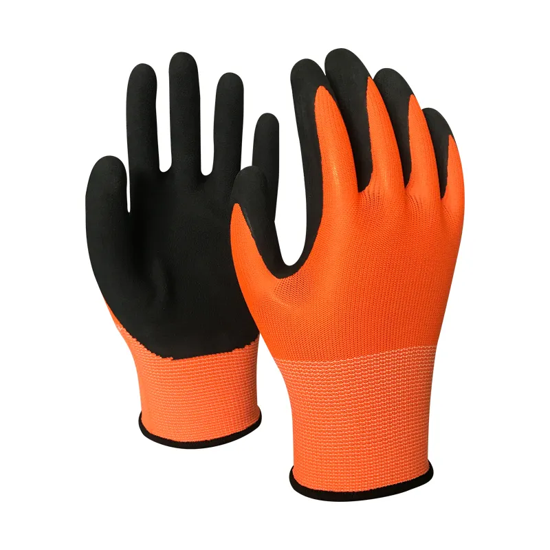 Рабочая нитриловая модная садовая профессиональная защитная перчатка СИЗ от производителя, калибр 13