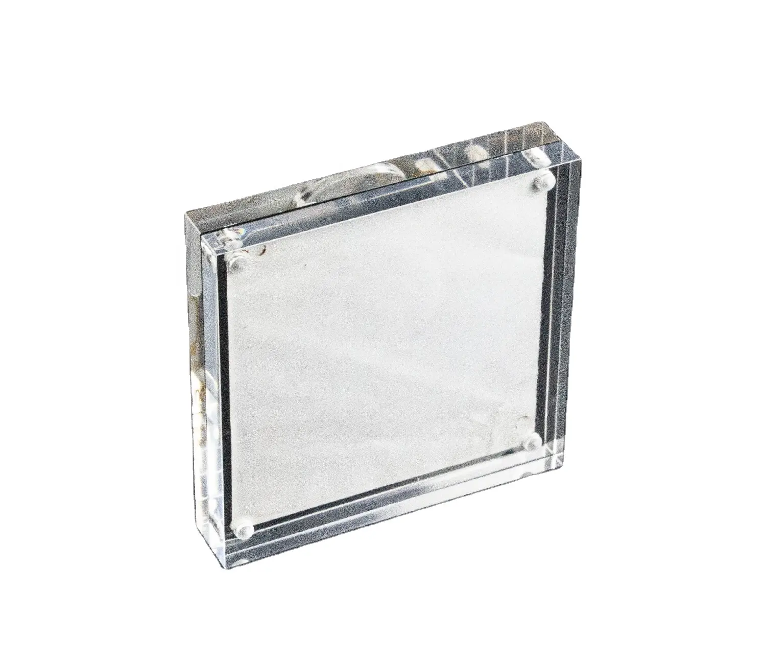MY Acrylic Festival Gift 4*6 5*7 Acrylic Double Sided Photo Frame Transparent Plexiglass Magnetic Picture Block Frame