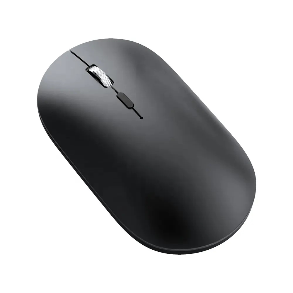 Mouse BT Wireless senza fili silenzioso ultrasottile ricaricabile 2.4G Wifi e Mouse bluetooth per iPhone iPad Macbook