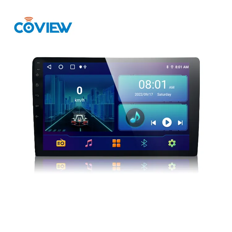 Coview-reproductor de Dvd para coche, Radio con sistema Android, pantalla táctil, Mp5, música, 9 ", 10,1 pulgadas, precio de fabricante profesional