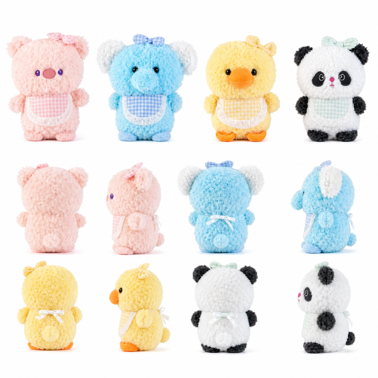 3 peluches (contactez-nous pour le catalogue et plus de 6000 modèles)