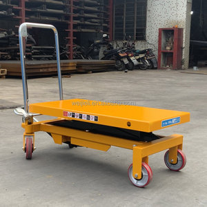 Convenient Scissor Lifting <strong>Platform</strong> Warehouse Manual Hydraulic <strong>Loading</strong> <strong>and</strong> <strong>Unloading</strong> <strong>Platform</strong> 1 Ton Increased by 1 Meter - Product Image 5