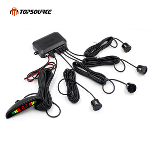 Sistema de sensor de estacionamiento automático trasero inalámbrico DC12V universal 4 sensores pantalla de radar alarma de audio Toyota Nissan Camry - Product Image 4