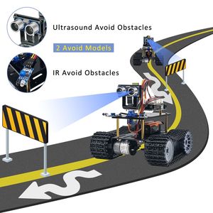 Lafvin Electronic Ultras onic Vermeidung von Infrarot-Fernbedienung Mini für Tank Robot Car Kit Robot Car für Arduino