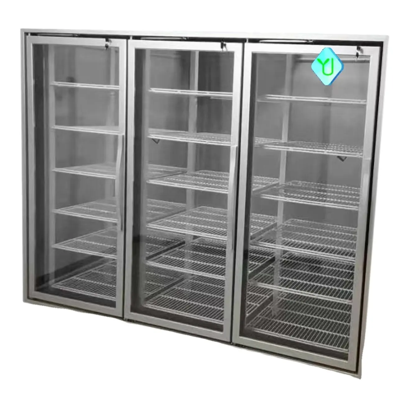 강화 유리 포함, 전시 냉동실 산책용 이중 유리 보행 냉실 유리문