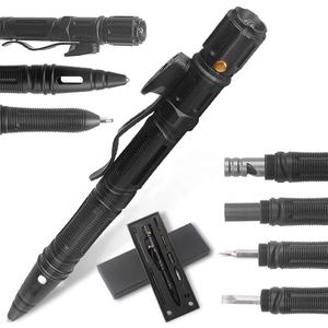 ปากกาป้องกันตัวเองสำหรับผู้หญิง,ปากกาป้องกันหน้าต่างแตกสำหรับรถยนต์ป้องกันหมาป่ามีไฟฉาย - Product Image 2