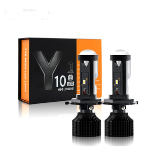 Yosovlamp Y10 xe <span class=keywords><strong>Led</strong></span> Đèn Pha 40W xe máy Fisheye Đèn sân khấu 4500lm ống kính Mini cao và thấp chùm đèn sân khấu - Product Image 1