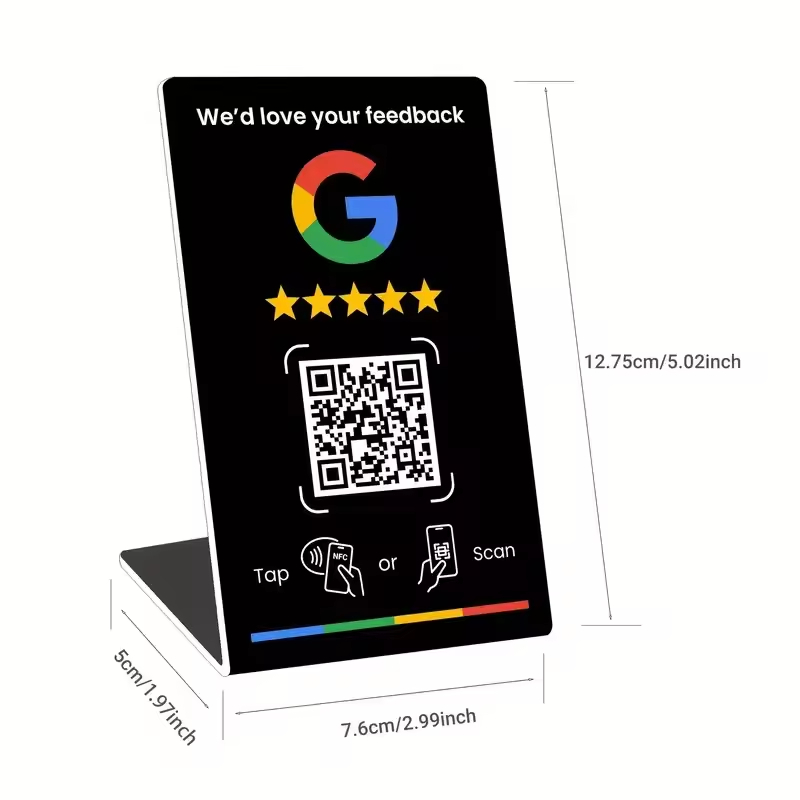 Code QR Google noir