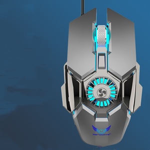 Gaxever Cooling Fan Mouse, kabel gebundene Makro programmierung, RGB-Beleuchtung, Gaming Competition Computer Mouse