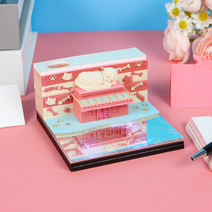 2025 Venta directa de fábrica Exquisitos artículos de regalo para niñas Cute Cat Note Pads and Pen - Product Image 6