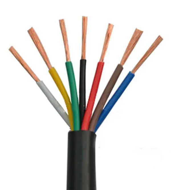 Alta Qualidade Royal Cord Encalhado Cobre Pvc Isolado E Revestido 0.5 0,75 1 1.5 2.5 4 6 16 50mm fio elétrico 2.5