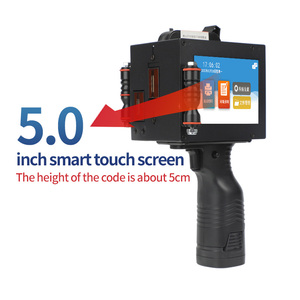 Uyin stampante portatile per data codice QR a getto d'inchiostro portatile da 50mm su legno, metallo, plastica, cartone con macchina per codifica Batch di stampa digitale - Product Image 5