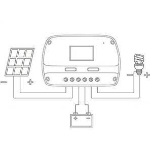 Jarrett Solar laderegler 12v 24v 20a LCD display intelligente PWM Solar Charger Controller JAR-LT2024 - Product Image 6