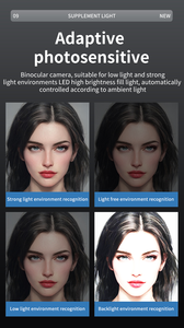 3D AI Dynamic Face Sistema DE ASISTENCIA Control de acceso de huellas dactilares de alta velocidad Impermeable Admite IP TCP Red Logotipo personalizable - Product Image 5