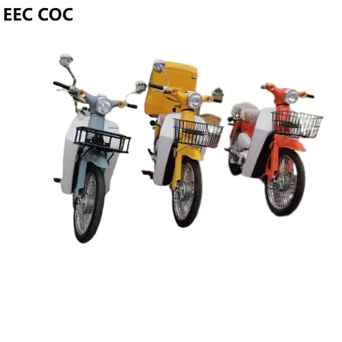 Sepeda motor listrik dua roda manufaktur Cina EEC COC skuter listrik sepeda kota Cub untuk dijual pengiriman Pizza