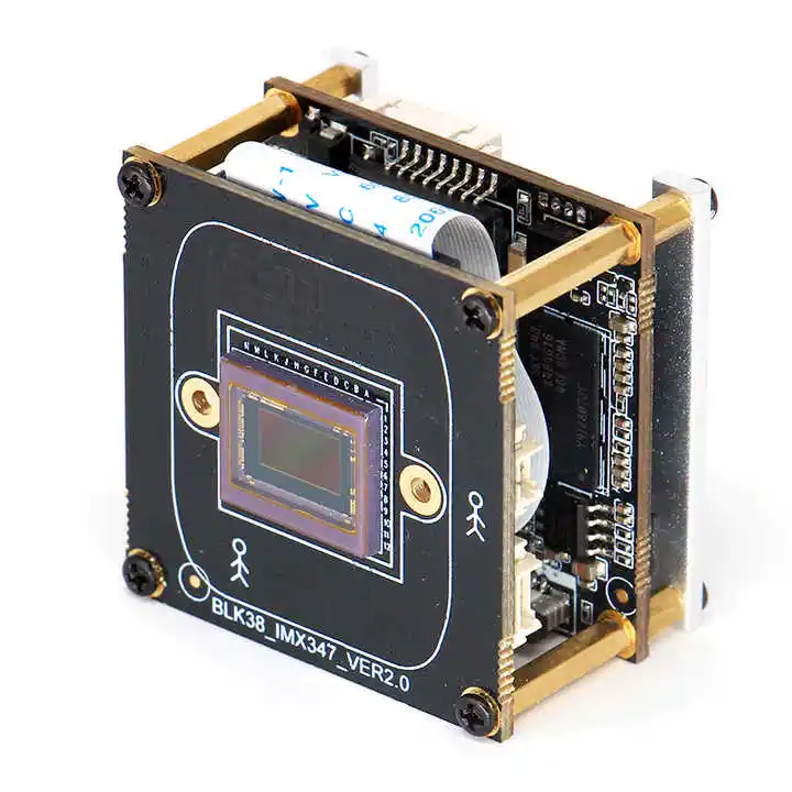 Módulo de placa de cámara Ipc doble 4.0Mp 50Fps 1/1.8 "para Sony Imx347 + Hi3516Av300 1Tops soporte Digital 3D reducción de ruido