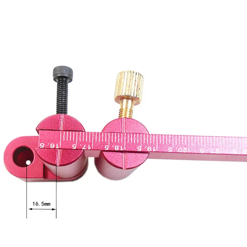 Trazador curvo de arco de línea recta para carpintería, herramienta de marcado multifunción, línea de dibujo paralelo, doble uso, 316,5mm