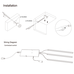 Interruptor de sensor táctil atenuador LED de 12V 24V para armario sensores fáciles de usar - Product Image 6