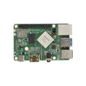 AI Powered Embedded ARM Cortex A55 Rockchip Chip CPU RK3568 Computadora de placa única