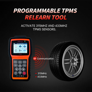 Herramienta de escáner de diagnóstico Hifuly TPMS, sistema de control de presión de neumáticos, programa Universal TPMS con Sensor de 315 y 433 MHZ para todos los coches