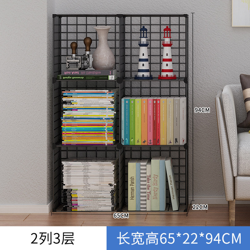 2 columns, 3 squares, black