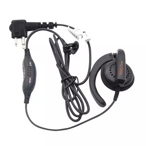 PMLN6531 ticari serisi aşırı kulak kablolu mikrofonlu kulaklık In-Line PTT/VOX Walkie Talkie için anahtarı - Product Image 1