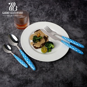 Silverware <strong>Flatware</strong> 16pcs or 24pcs Set Durable Stainless Steel Tableware Service <strong>PP</strong>,PS,ABS <strong>Handle</strong> 410 Mirror Polish Cutlery Set - Product Image 4