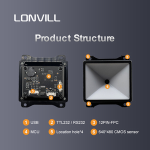 OEM USB TTL Bus pagamento 1D 2D Scanner di codici lettore di codici a barre programmabile a scansione automatica per chiosco validatore di autobus - Product Image 5