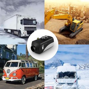 Pemanas Diesel portabel 8KW untuk RV karavan Motorhome hitam 12V/24V pemanas parkir mobil kondisi baru - Product Image 2