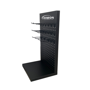 Negozio di alimentari al dettaglio piccolo pannello Pegboard controsoffitto in metallo espositore unità Rack con pioli per appendiabiti - Product Image 3