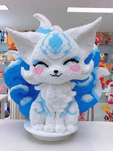 New Arrival 70CM Colorful Nine Tail Fox Home Decoration Decompression Education Toy <strong>Building</strong> <strong>Blocks</strong> for Adult - Product Image 3
