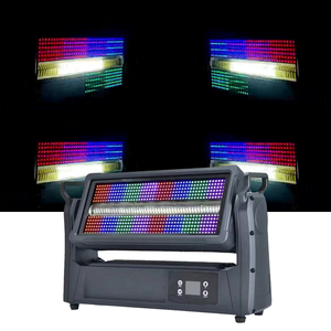 Newest Dj Disco Equipment Light DMX 1000W RGBW <strong>LED</strong> Strobe Moving Light With Flash Dyeing Shaking Head for bar Party Show - Product Image 3