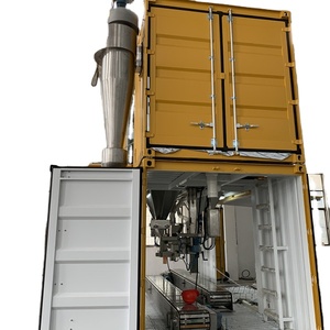 Container Customized Two Lines Weighing <strong>and</strong> Bagging <strong>Machine</strong> in the Mobile Container - Product Image 1