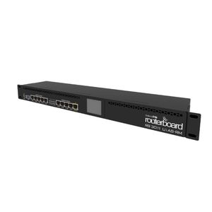 MikroTik RB3011UiAS-RM 1Uラックマウント、10xGigabitイーサネット、SFP、USB 3.0、LCD、ポート10のPoE出力、2x1.4GHz CPU - Product Image 1