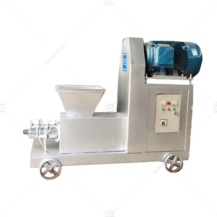 Prensa de Briquetas de madera, máquina de prensado de briquetas de carbón vegetal para barbacoa, China