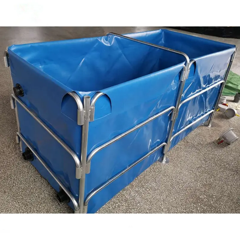 Réservoir d'eau pour élevage de poissons, bâche en Pvc, 5000 l, poissons de ferme, aquulette Tilapia, carpe