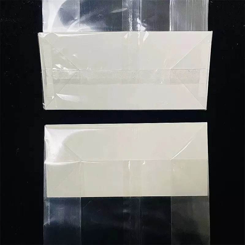 Ready to ShipIn StockFast DispatchOpp Side Gusset Self Seal Clear Plastic Cookie Packaging Bag For Gift Square Bottom Transparent Food Grade Packaging