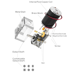 High <strong>Power</strong> 5882 50ZY 20NM 200KG, CM Motor Worm Gearbox <strong>Reducer</strong> 24V DC Motor 12V 10MM Double <strong>Shaft</strong> 20mm