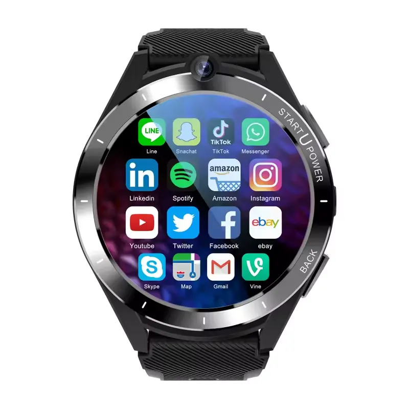 2023 Z40 4G Reloj inteligente para hombre Android 11 WIFI GPS Reloj deportivo digital para exteriores con función de Semana de cámara dual-Venta caliente