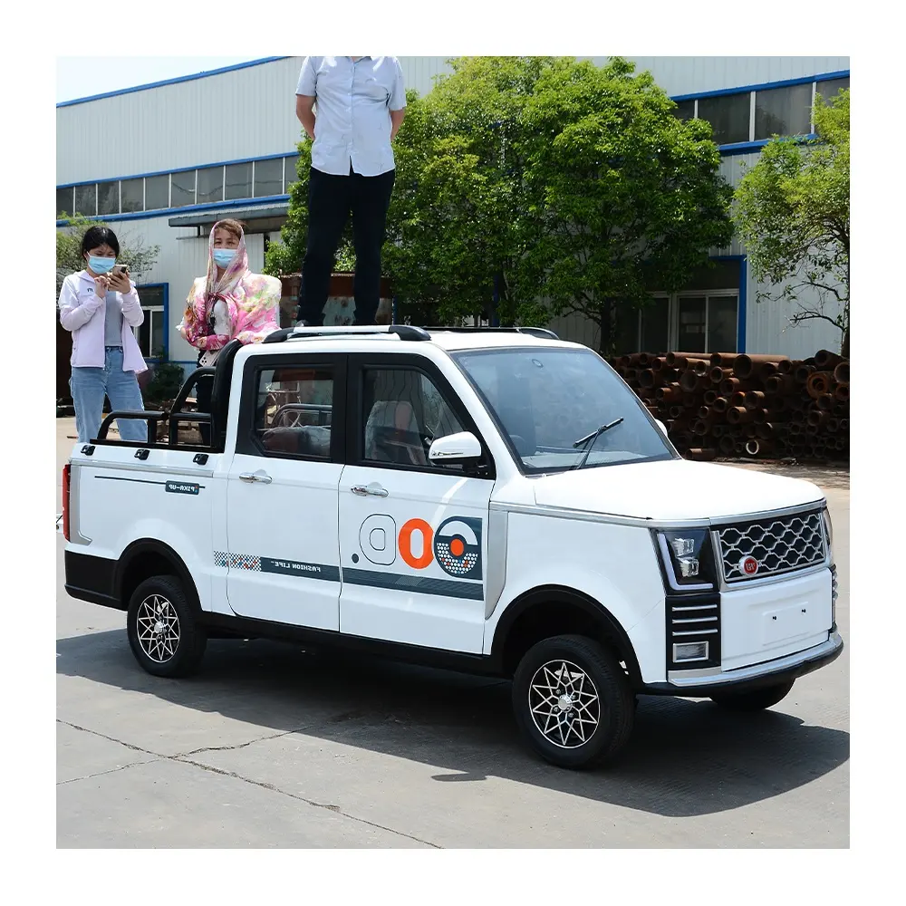 China Universal Custom Four Wheel Utility Car Electric Pick Up Trucks for Adults
